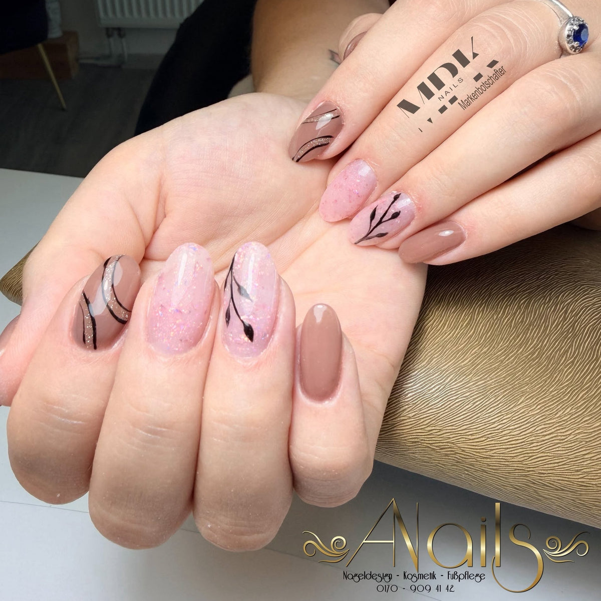 Glitter Builder Gel Rosé Confetti