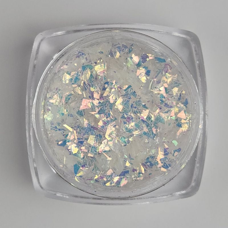 4x Nail Art Flakes mit Farbwechsel im Set