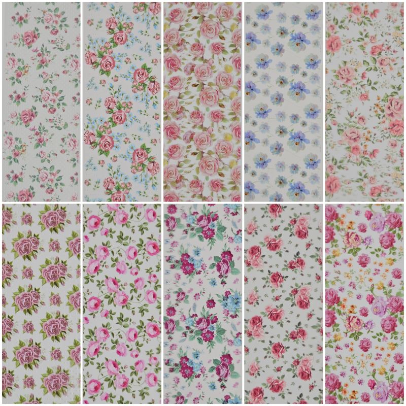 10x Nailart Transfer Folie in Box #29
