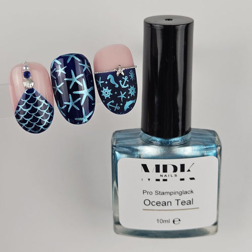 Bild 1 in Galerieansicht laden. PRO Stamping Lack 10ml Ocean Teal
