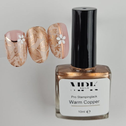 Bild 1 in Galerieansicht laden. PRO Stamping Lack 10ml Warm Copper