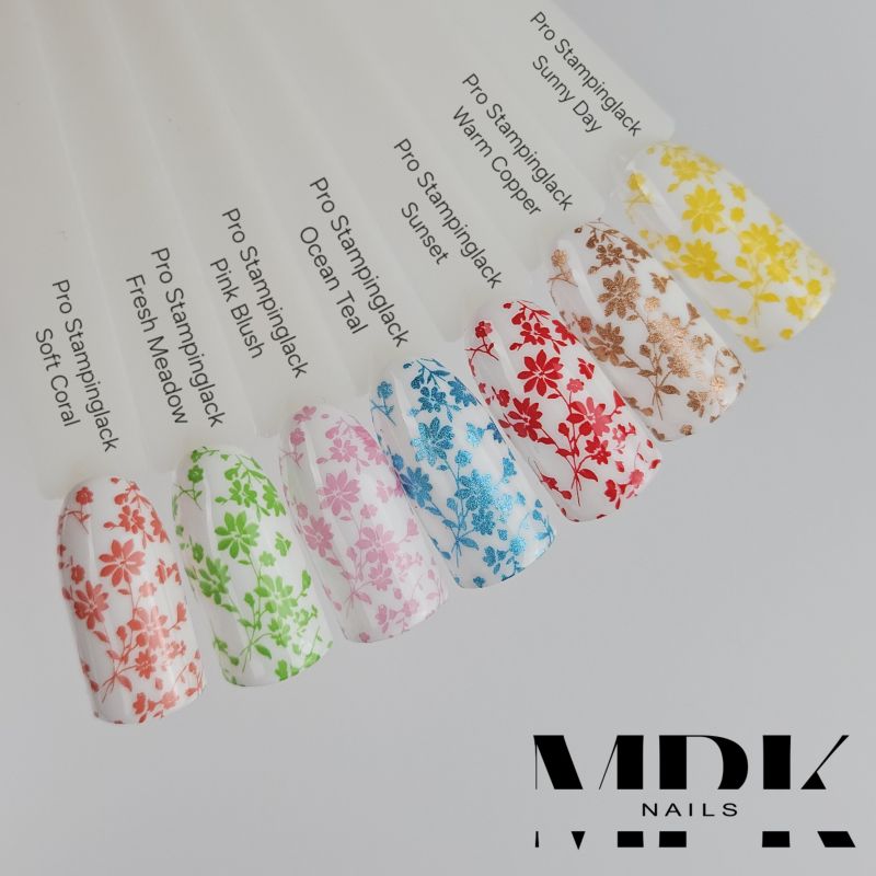 7x PRO Stamping Lack 10ml im Set - Neue Farben