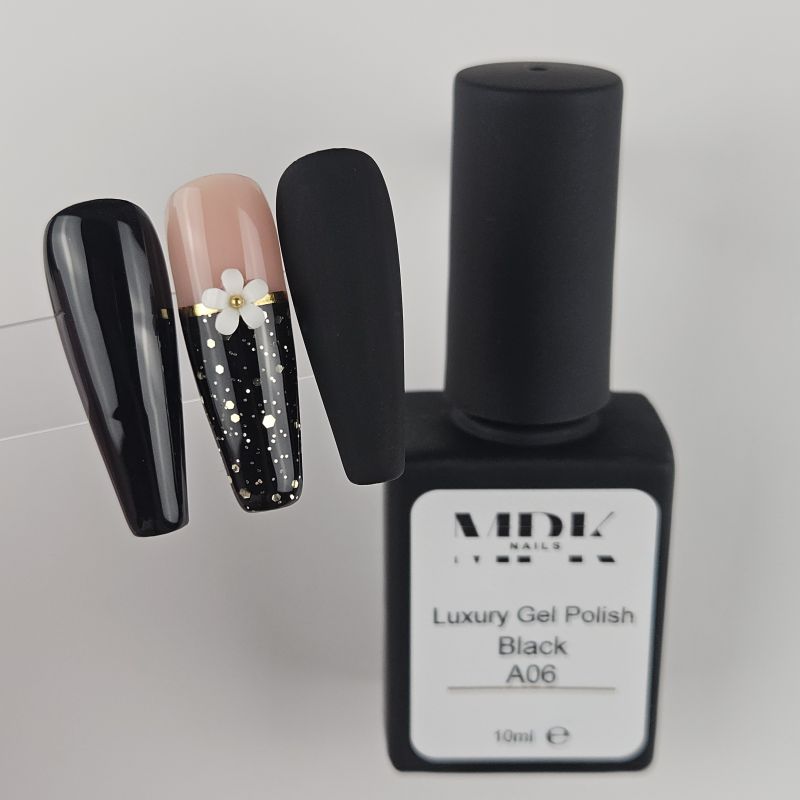 Luxury UV Nagellack A06 Black