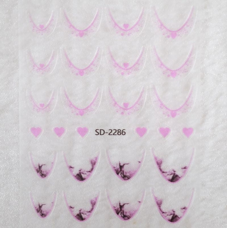Nail Sticker French Smile Line B237
