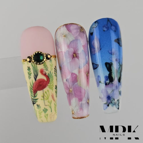 Bild 1 in Galerieansicht laden. 10x Nailart Transfer Folie in Box #29-06