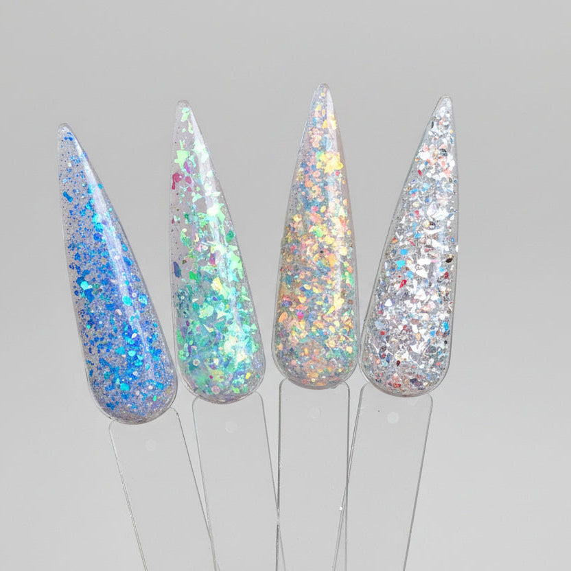 Nail Art Flakes mit Farbwechsel 02) Gold