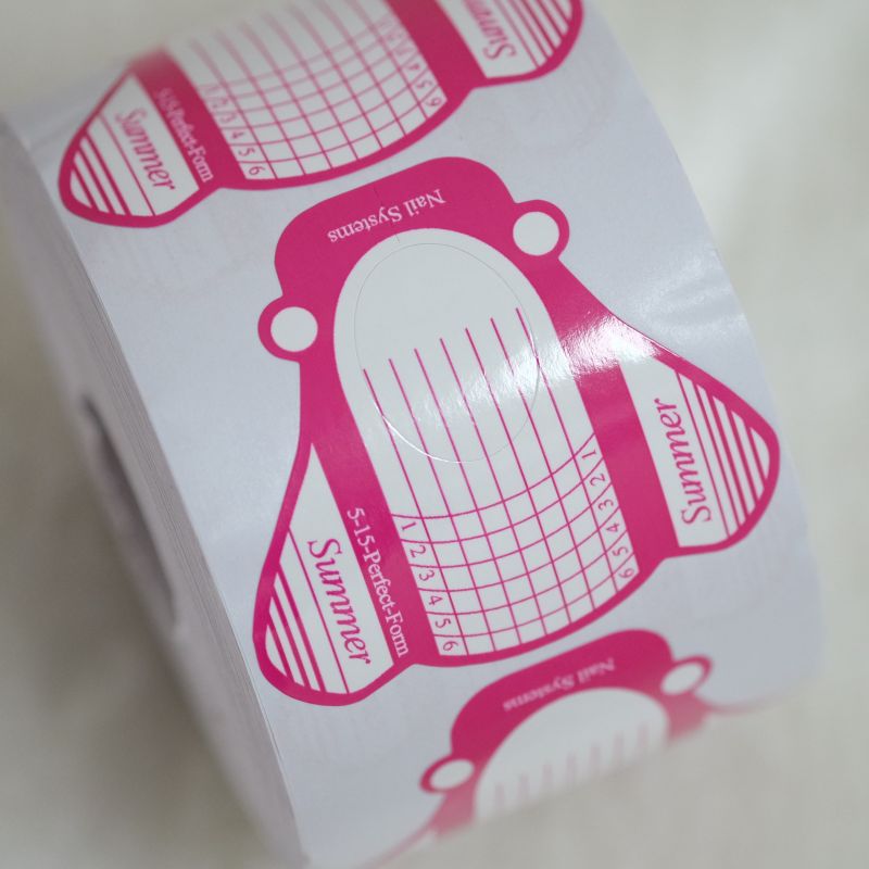 500 Modellier Schablonen - Extra breit pink
