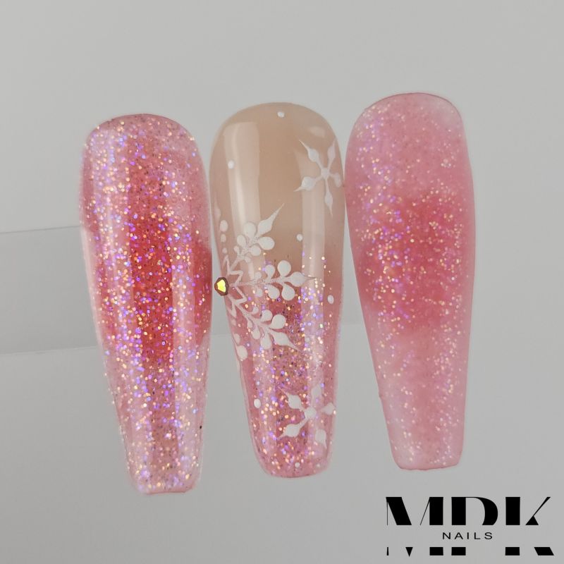 Farb-Acryl 58 Mauve Glitter