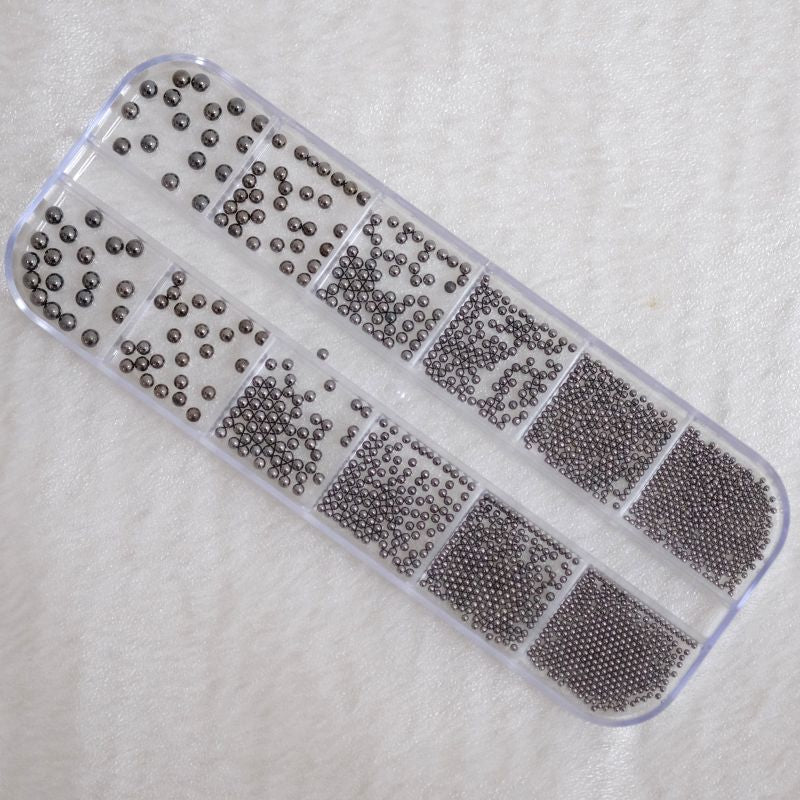 Nail Art Kaviar in Box anthrazit