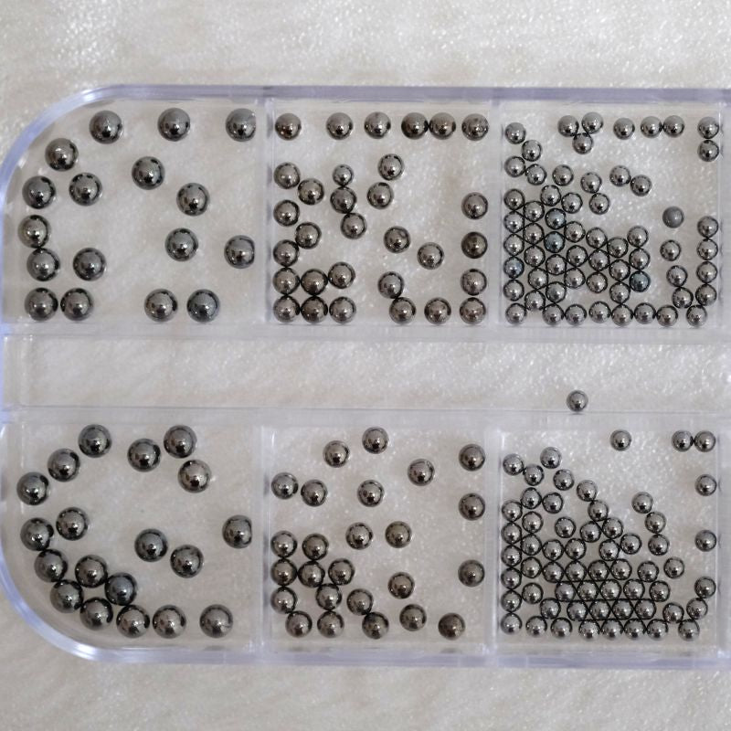 Nail Art Kaviar in Box anthrazit