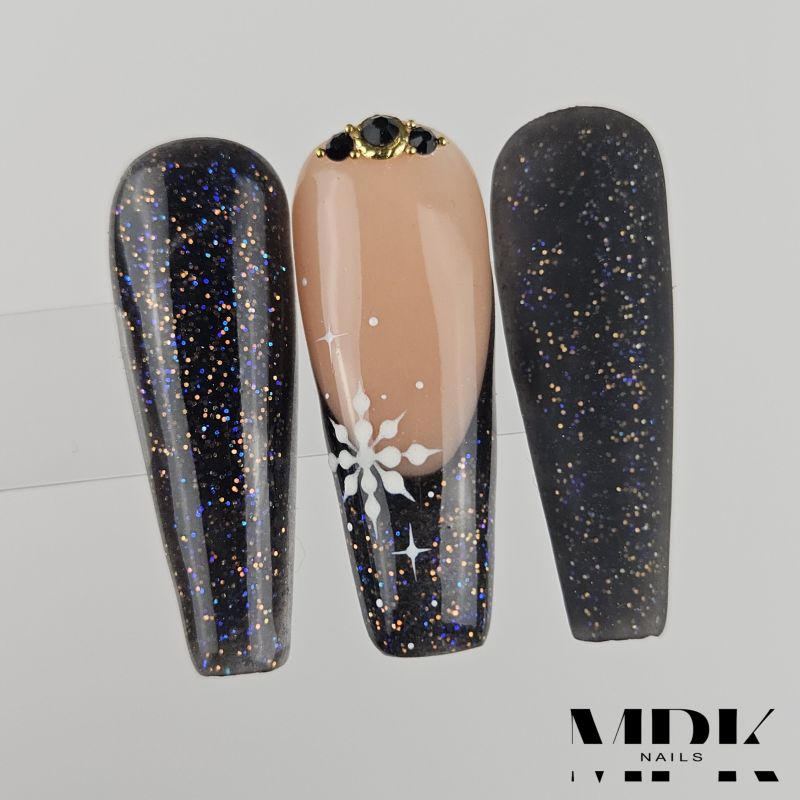 Farb-Acryl 02 Black Glitter