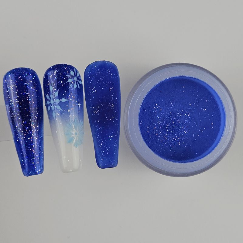 Farb-Acryl 23 - Electric Blue Glitter