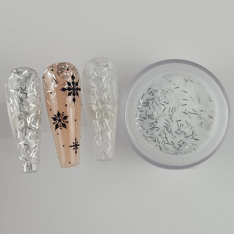 Farb-Acryl 34 Confetti Silver