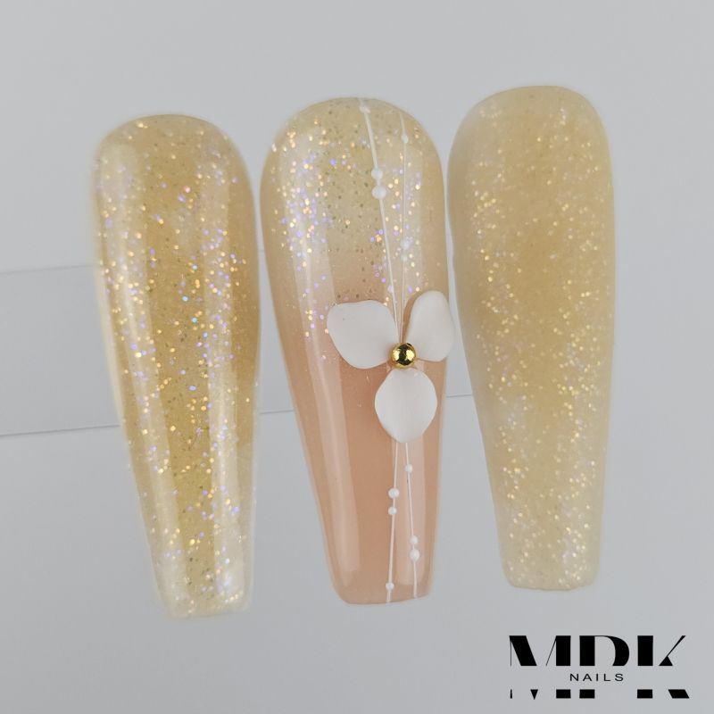Farb-Acryl 04 - Gold Glitter