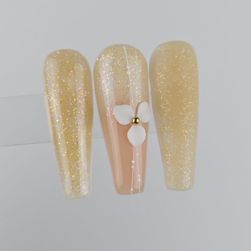 Farb-Acryl 04 - Gold Glitter