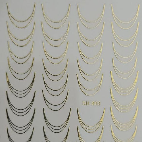 Bild 1 in Galerieansicht laden. Nail Sticker French gold B245