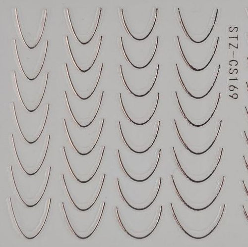 Bild 1 in Galerieansicht laden. Nail Sticker French rosegold B247