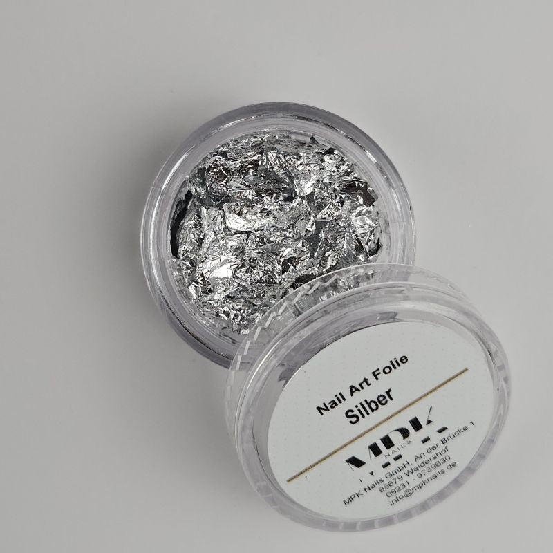 Nail Art Folie  silber