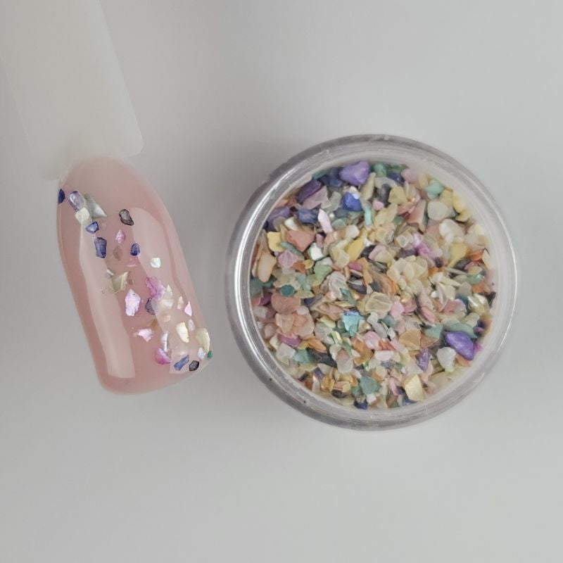 Nail Art Muschelsplitter Mix