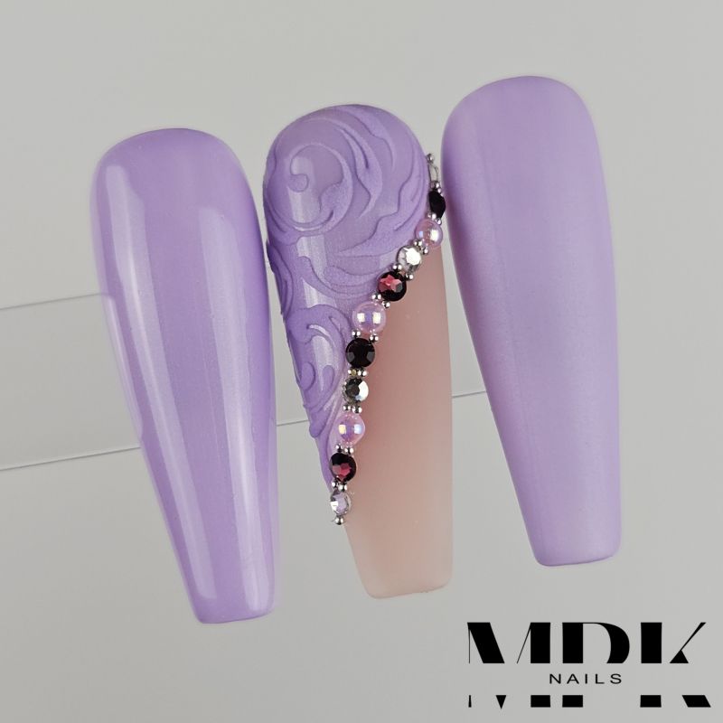 Professional Farbgel Purple Lace metallic