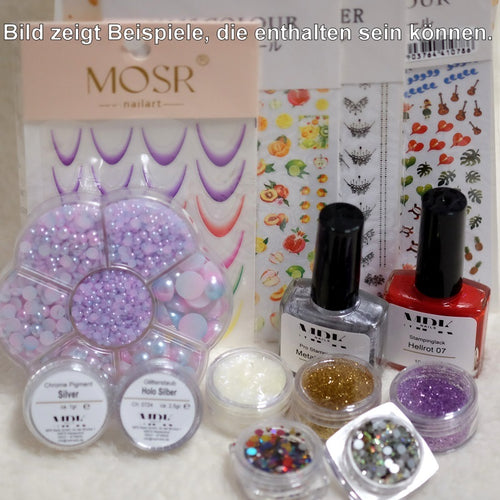 Bild 1 in Galerieansicht laden. Nail Art Überraschungstüte – mehr als 30 Artikel