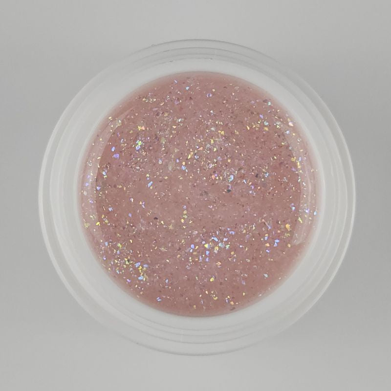 Glitter Builder Gel Nude Illusion
