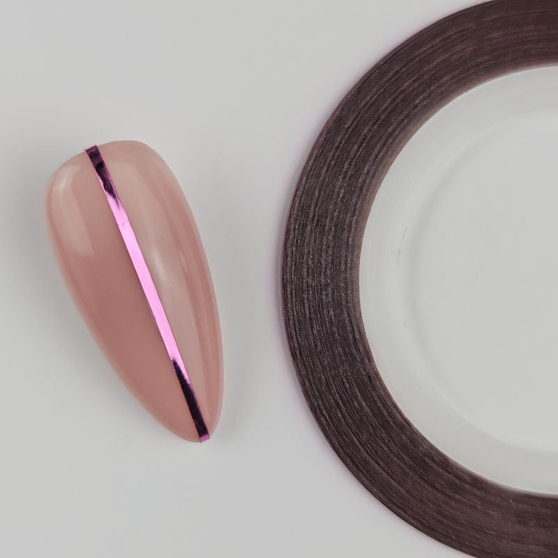 Nailart Zierstreifen  pink