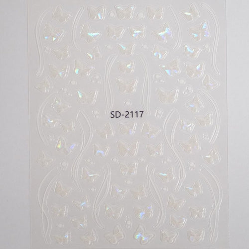 Bild 1 in Galerieansicht laden. Nail Sticker B215 irisierend