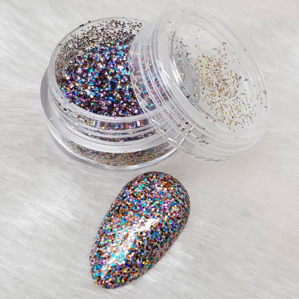 Glitzer bunt