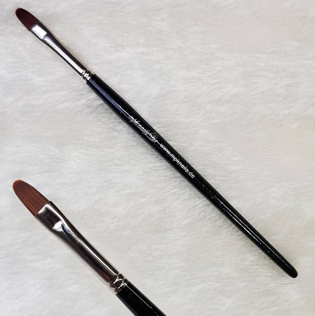 Pinsel schwarz glitzer groß
