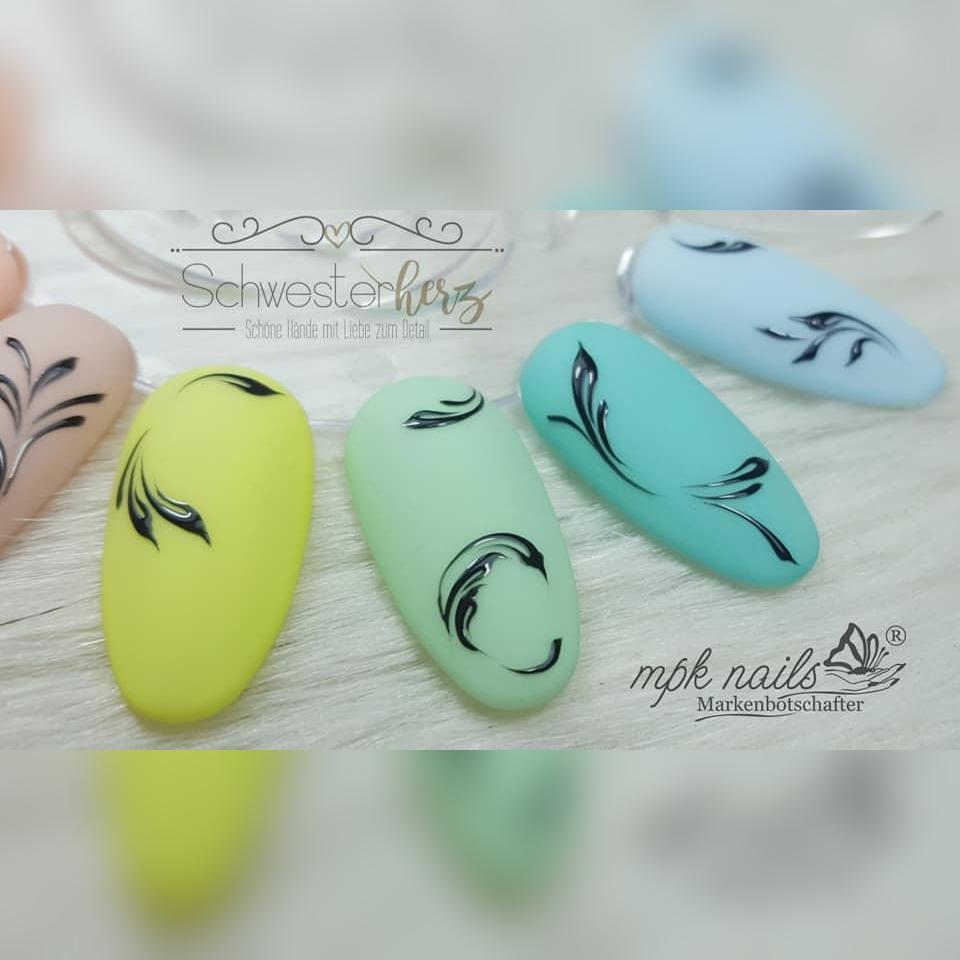 Nail Art Pinsel Deluxe Liner 2-seitig